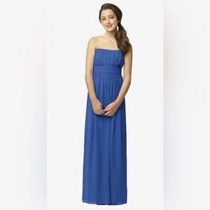 Dessy Collection Cornflower Size JB10 Formal Junior Bridesmaid Dress